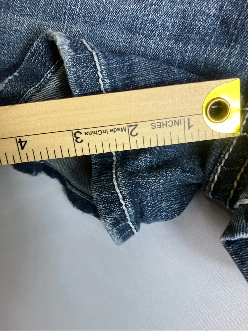 Justice Dark Blue Denim Girls' Shorts